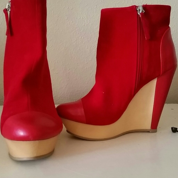SOLD!! -Red booties-