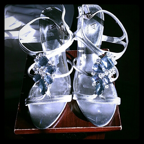 Silver heels