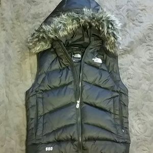 North Face puffy vest