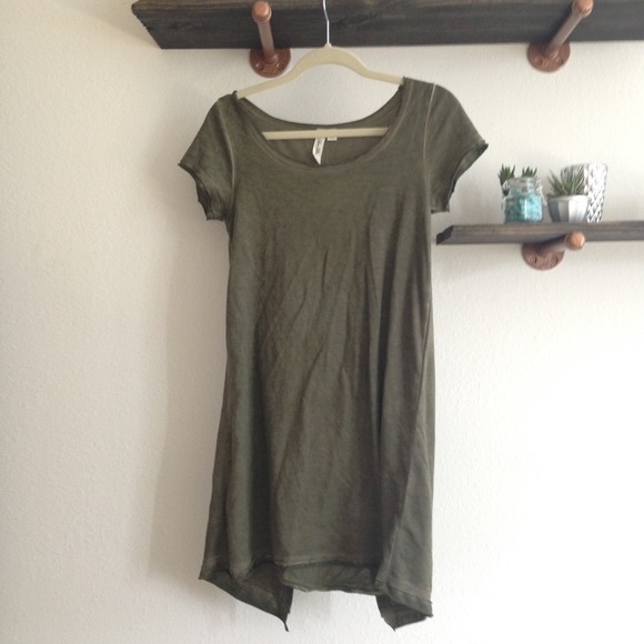 Olive Green tee tunic