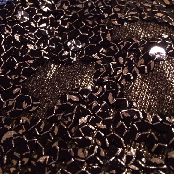 Express gold and black sequins dress. Nwt - Picture 4 of 4
