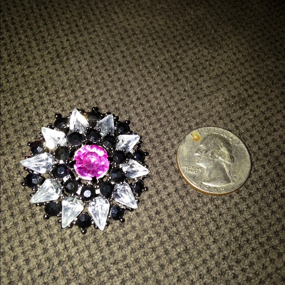 Vitoria's Secret Crystal Statement Pin