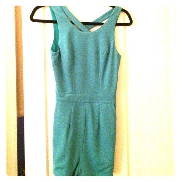 Turquoise Romper