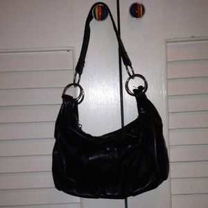 Slouchy black purse
