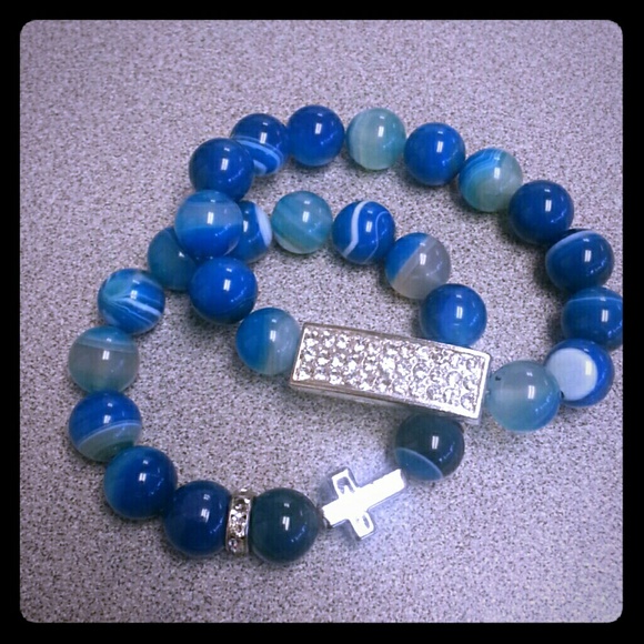 2 Natural stone Bracelet