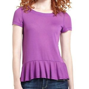 Anthropologie peplum top