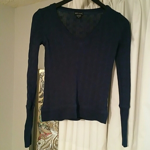 Navy blue sweater