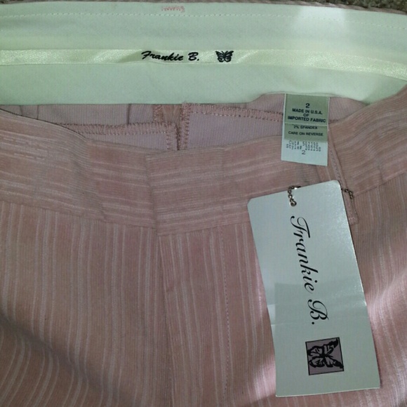 Frankie B size 2 Pink Corduroy Pants