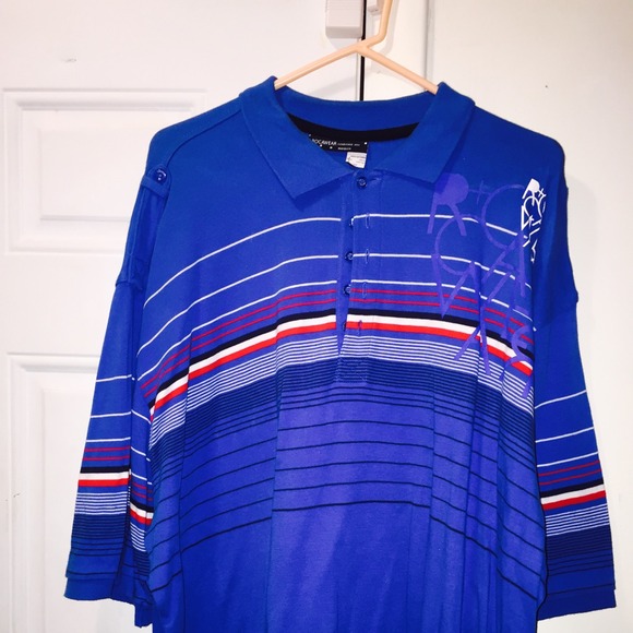 ROYAL BLUE...ROCAWEAR POLO...🚨🚨🚨HOT ITEM...
