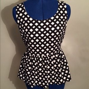 Anthropologie peplum top