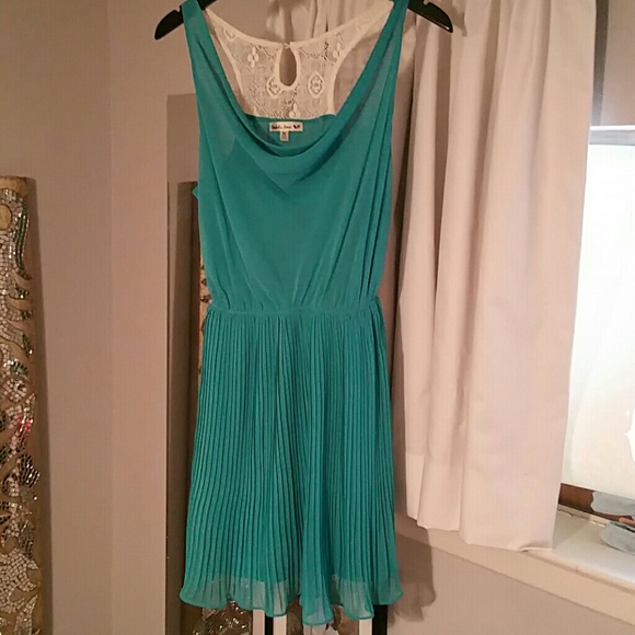 Teal dress