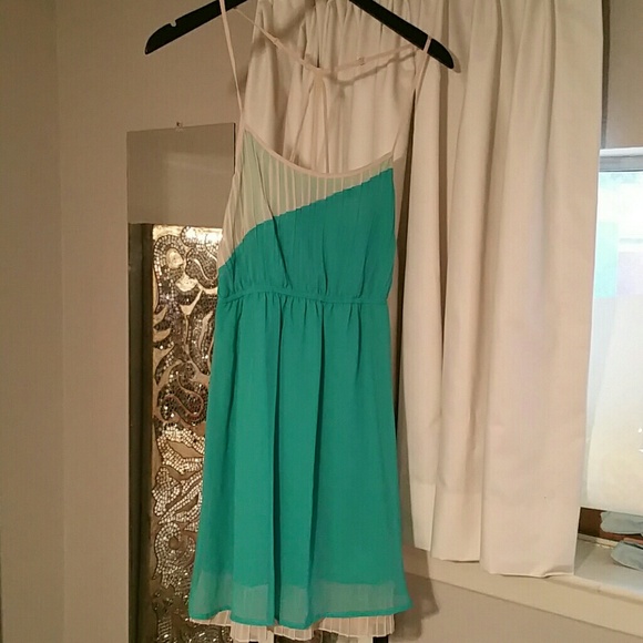 Teal dress