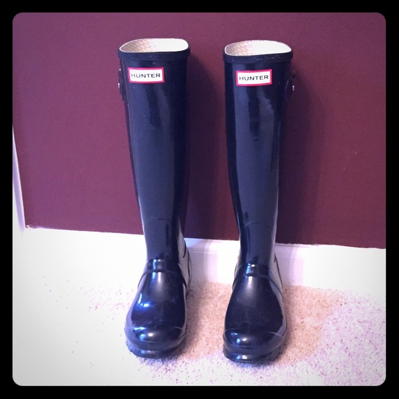 ON HOLD Black Hunter Boots!!