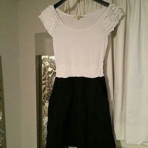 Black and white dress