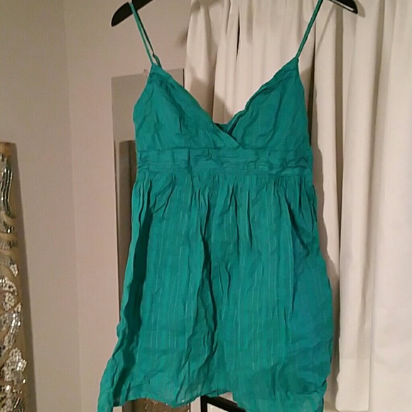 Teal sun dress