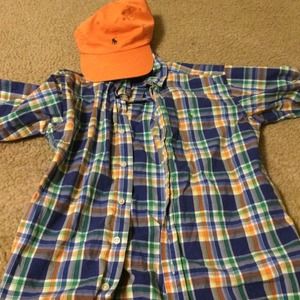 👕polo shirt with hat👕