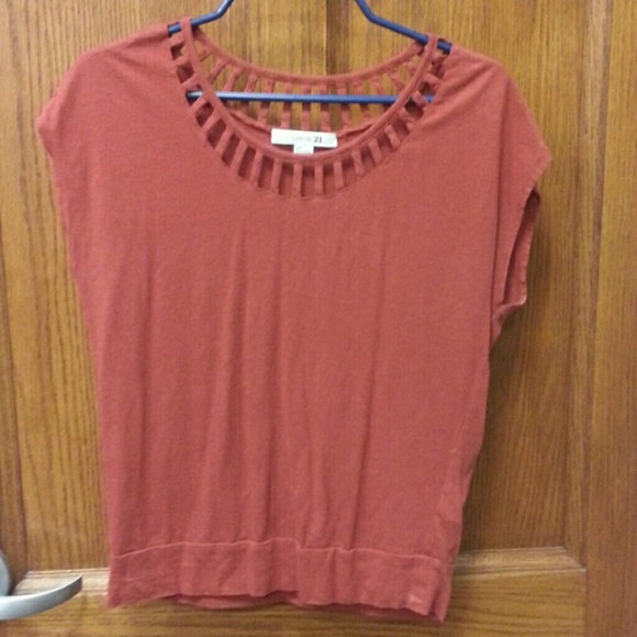 Burgundy top