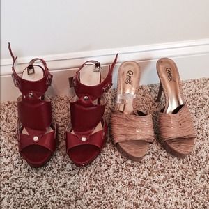 Two pairs of pumps for one price!