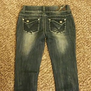 Almost Famous Size 1 Slim Boot Cut Jeans