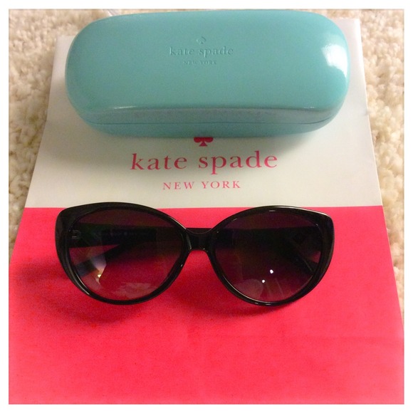 Winged Sunglasses with Polka Dots #KATE SPADE#