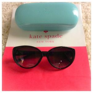 Winged Sunglasses with Polka Dots #KATE SPADE#