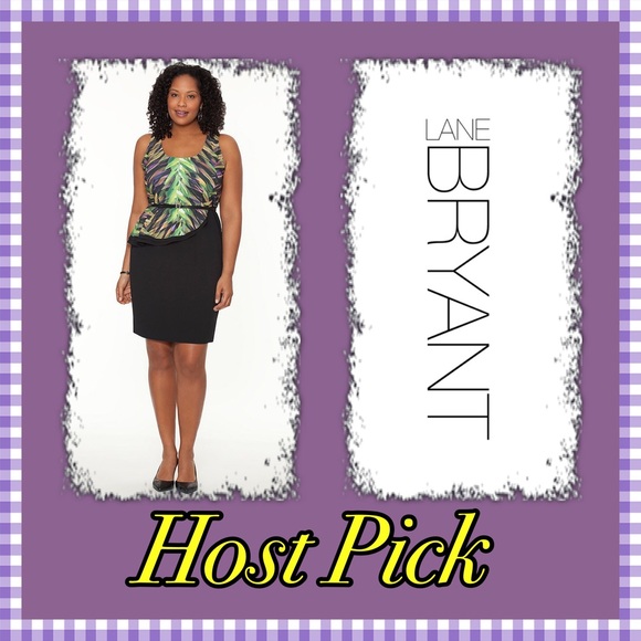 Lane Bryant Dresses & Skirts - 🎉🎉HOST PICK🎉Lane Bryant Side Peplum Shift dress