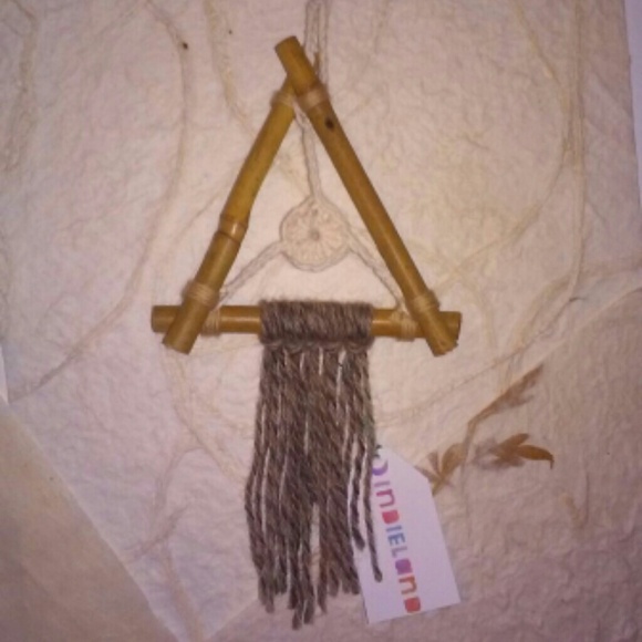 Mini Bamboo and Crochet Dreamcatcher
