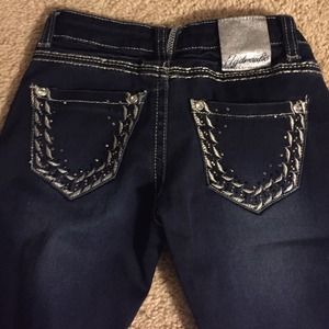 Size 0 hydraulic skinny jeans
