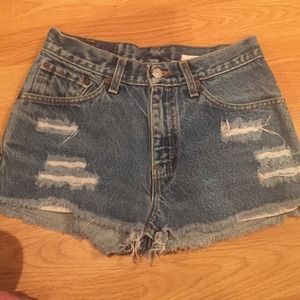 High waisted shorts