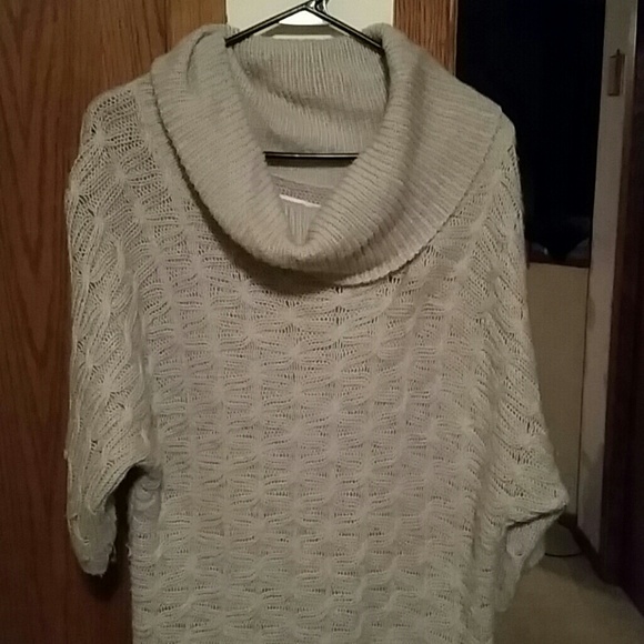 Grey oversized sweater NWOT