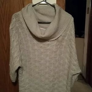 Grey oversized sweater NWOT