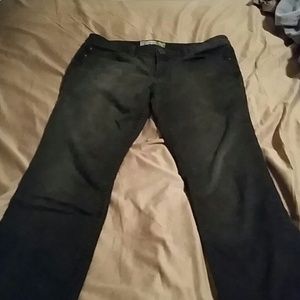 Black boot cut jeans. Slightly used