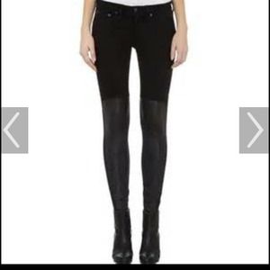Rag and bone samurai leather legging