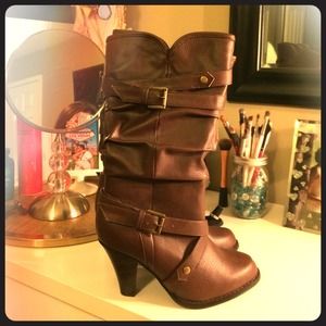 Chocolate brown boots