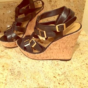 Aldo wedges and Nike top bundle