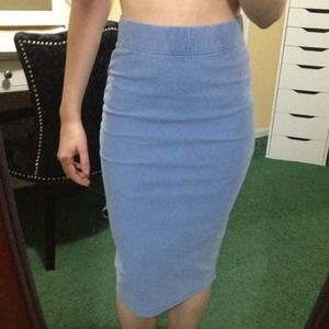 Light Denim Skirt