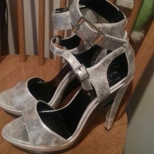 Michael antonio silver heels