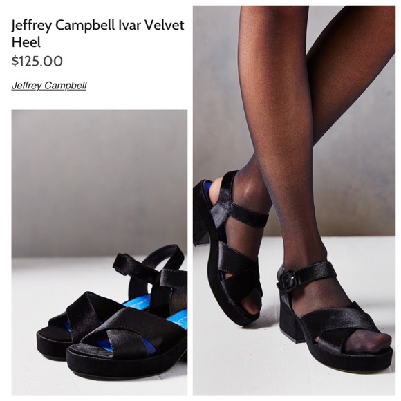 Jeffrey Campbell Shoes - Jeffrey Campbell velvet sandals