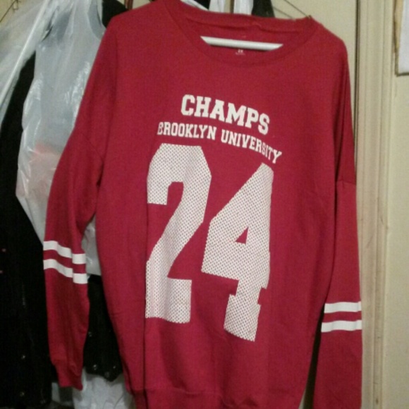 Plus size Jersey red shirt