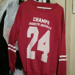 Plus size Jersey red shirt