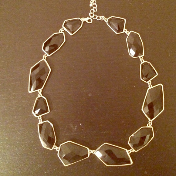 Chunky Black and Silver Necklace