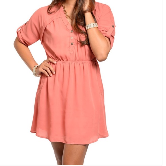 On Hold - Rose Dress - Picture 2 of 4