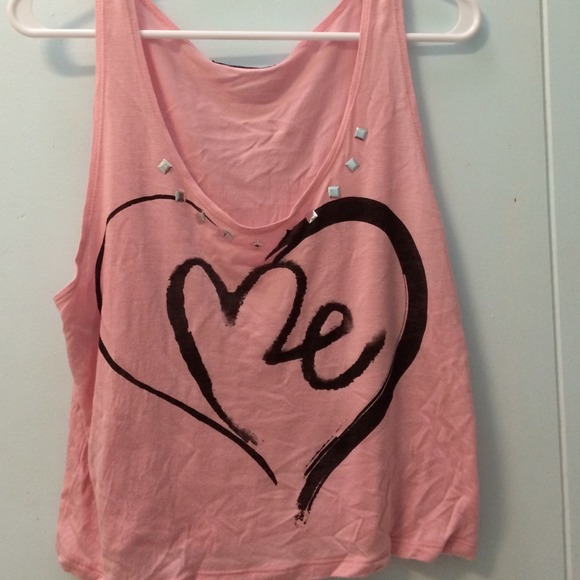 Pink tank top