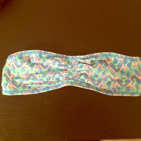 Multi Colored Bandeau Bra