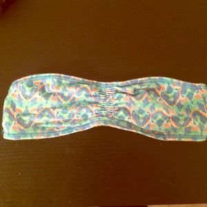 Multi Colored Bandeau Bra