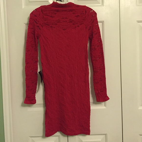 Gorgeous, sexy red lace dress!