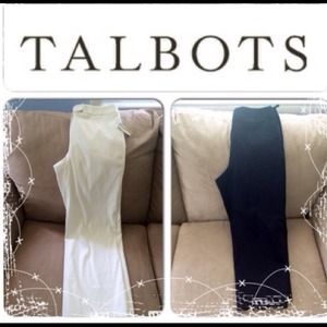 2 pair of TALBOTS pants size 6P NWT