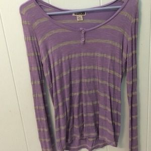 Lavender striped sweater