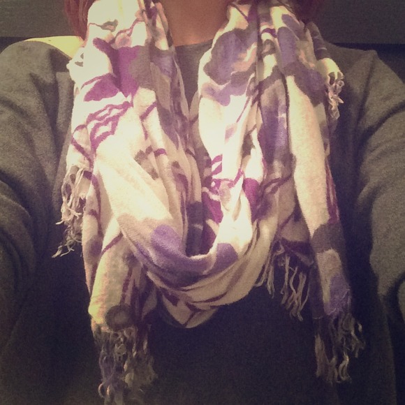 Purple/Gray Scarf