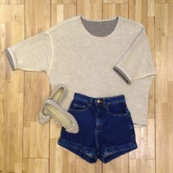 Amerian Apparel Reversible Easy Sweater